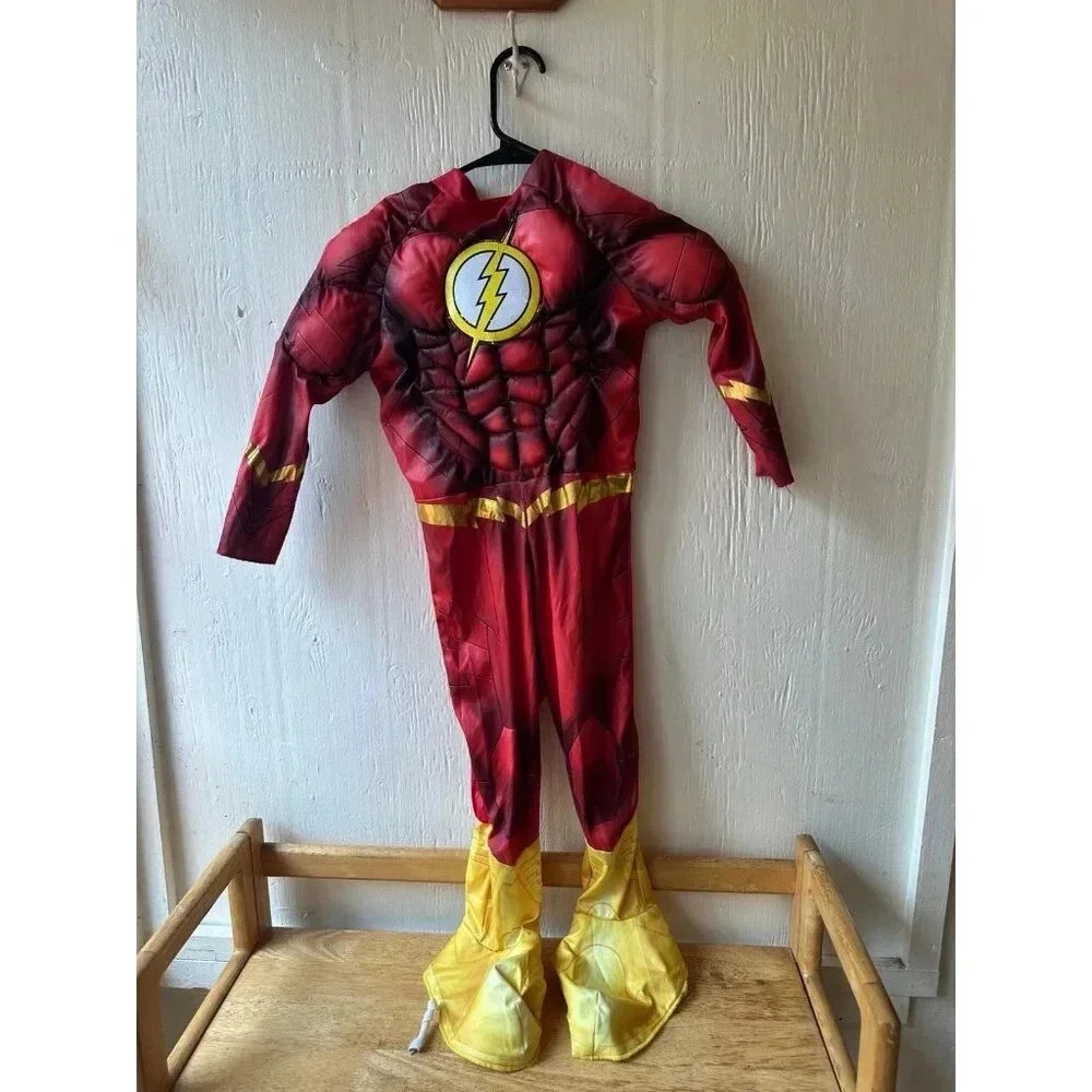 DC Comics Red and Yellow Flash Kids Costume